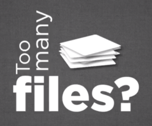 Too many files? image